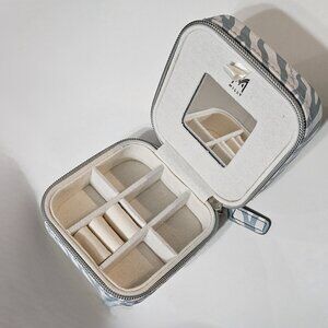Milly Zebra Print Jewelry Organizer /Travel Zip-around Case